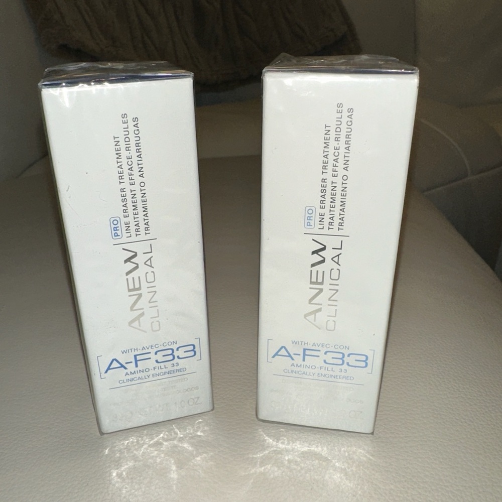 Set of 2 NEW Avon Anew Clinical PRO+ Line Eraser Treatment A-F33 1.0 oz SEALED